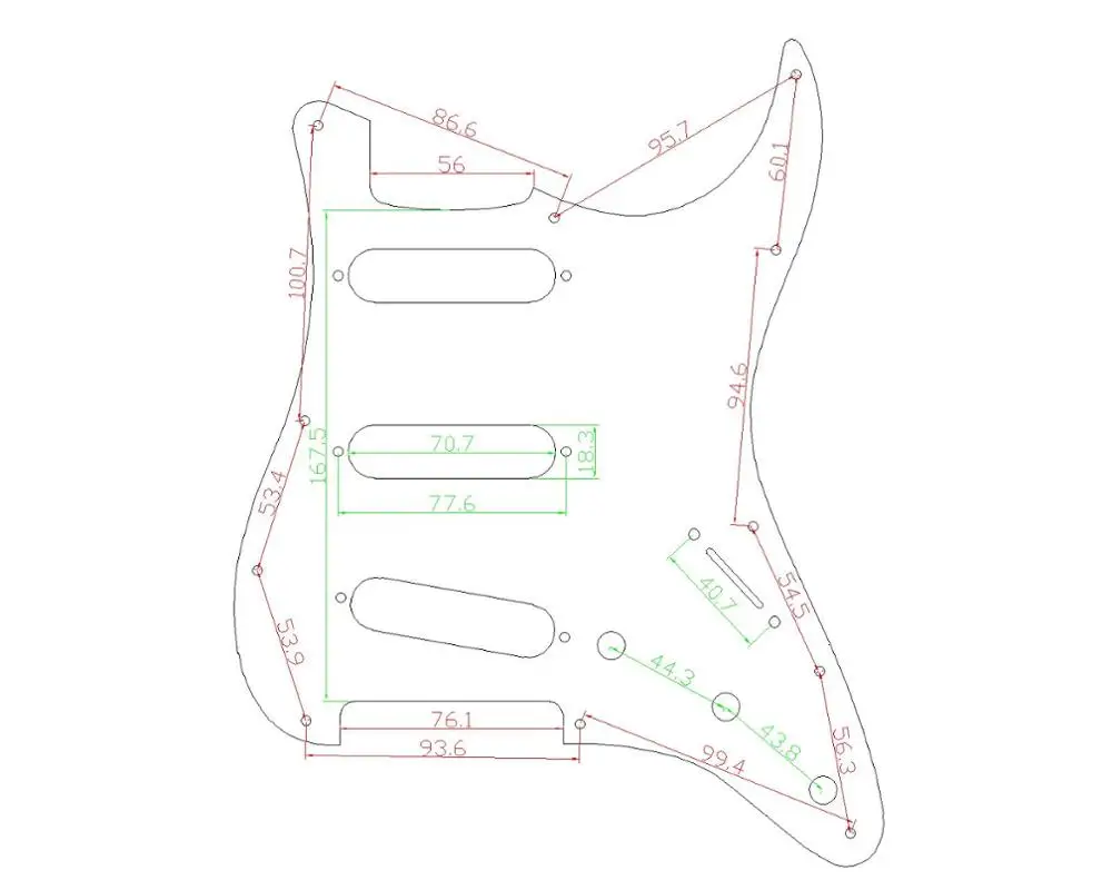 Musiclily SSS 11Hole Strat Chitara Pickguard si BackPlate Set de Fender USA/Mexican Standard Stratocaster,4Ply Epocă de broască Țestoasă