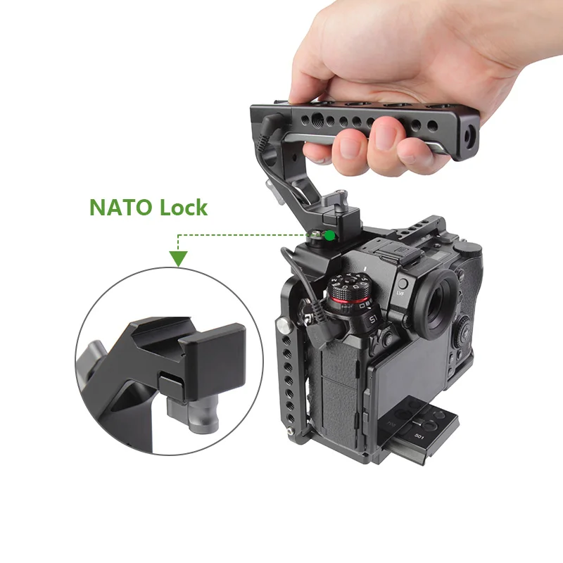 Lanparte REC Control Mâner de Top pentru SONY Multi/ ACEST / pentru Panasonic pentru Z-Cam-Camera foto DSLR Accesorii cu Nato Feroviar de Blocare