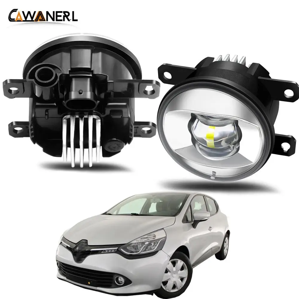 Lumina de ceață de Asamblare Pentru Renault Clio IV 2012-2019 Auto 30W 8000LM Lentilă LED Lampă de Ceață Daytime Running Light H11 12V