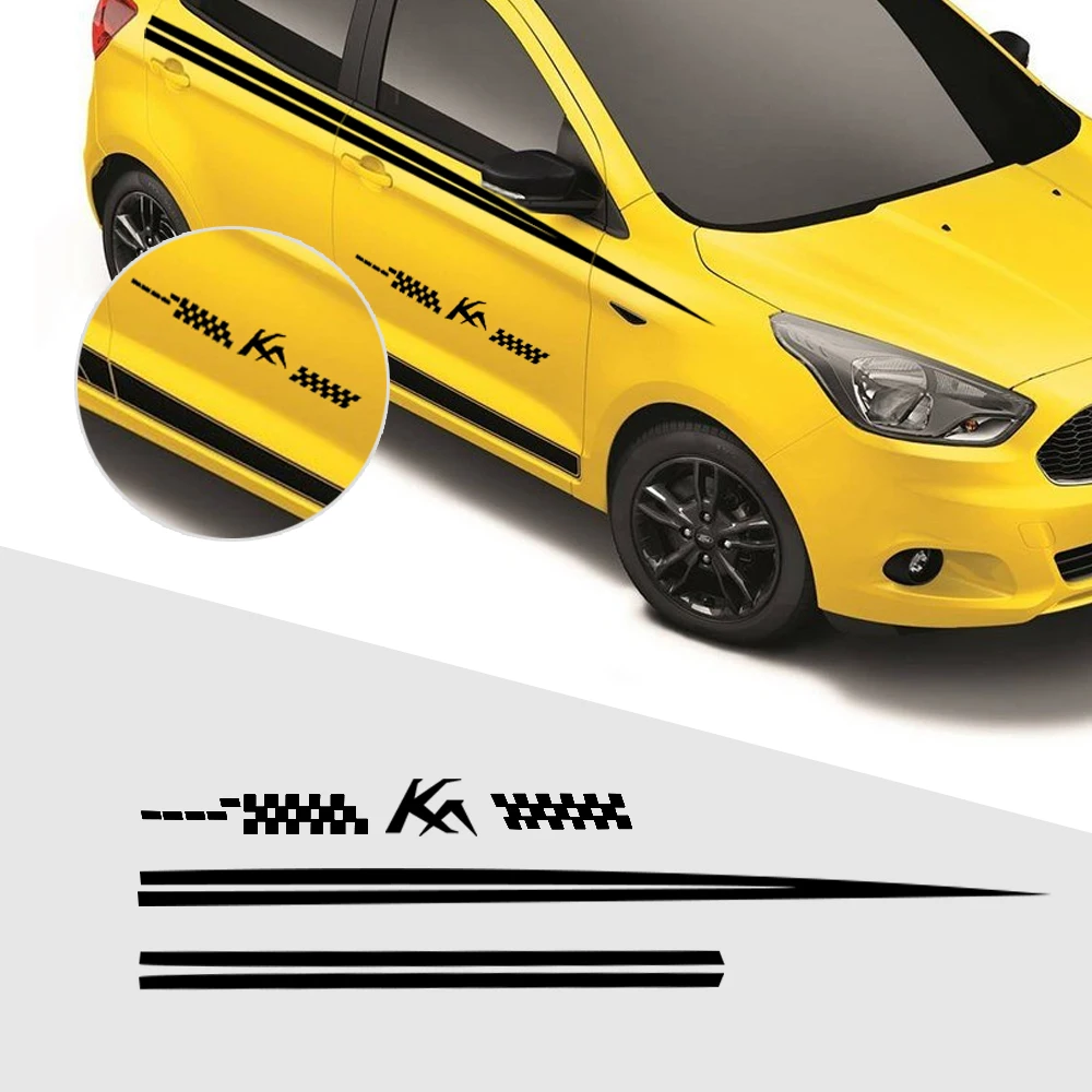 280CM DIY Personalizate Decalcomanii Auto Pentru Ford Ka Masina Partea Corpului Decal Autocolant pentru Masina Hatchback Autocolante Decorare Accesorii Auto