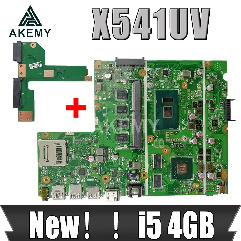 Nou Pentru Asus X541UA X541UAK X541UVK X541UJ X541UV X541U F541U R541U Placa de baza Placa de baza Laptop W/ 4GB i5-6th gen GT940M-GPU