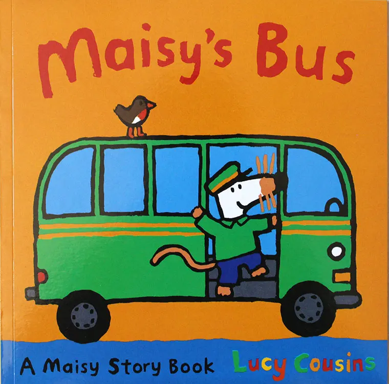 12 Cărți/Set Maisy Înot Sac Val Soareci Mouse limba engleză Carte cu poze Poveste pentru Copii, Carte Autocolant de Carte IQ EQ Formare