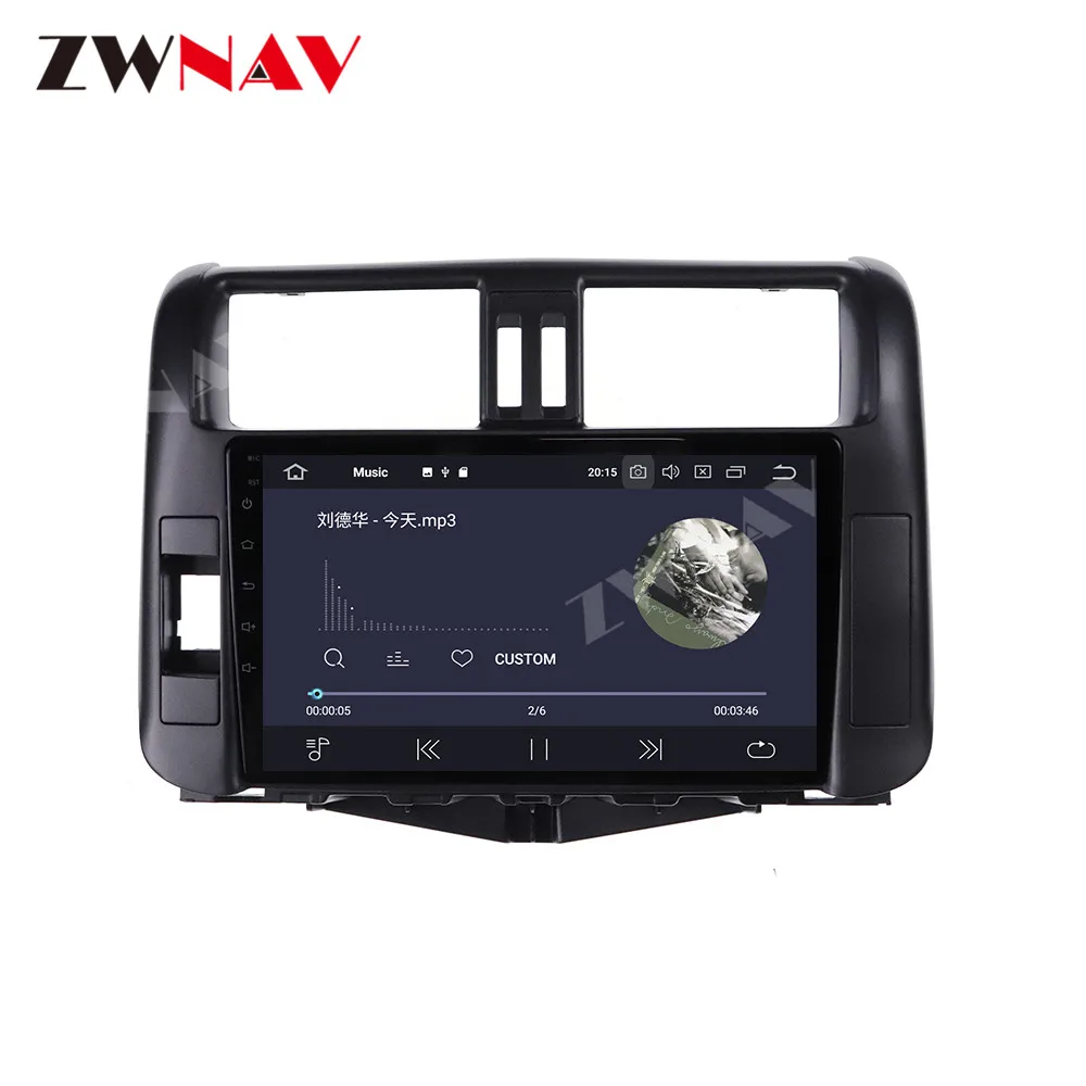 4GB+64GB, Android 10.0 Mașină Player Multimedia Pentru Toyota Prado 2010-2013 auto GPS Navi Radio navi stereo IPS ecran Tactil unitatea de cap