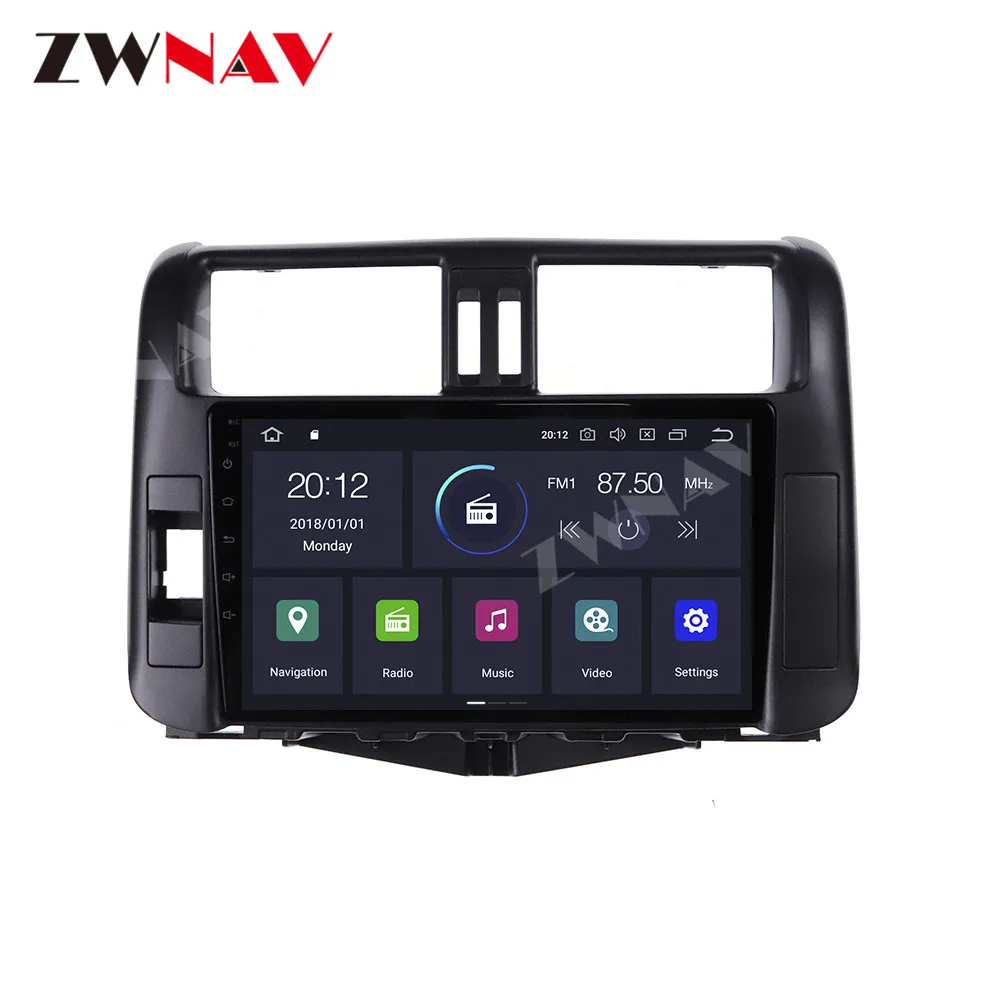 4GB+64GB, Android 10.0 Mașină Player Multimedia Pentru Toyota Prado 2010-2013 auto GPS Navi Radio navi stereo IPS ecran Tactil unitatea de cap