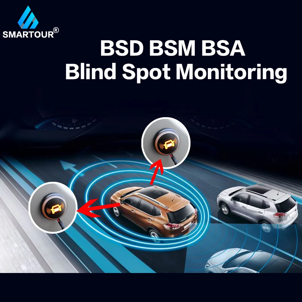 Smartour Millimeter Wave Radar Blind Spot Detection BSD BSA BSM cuptor cu Microunde Monitorizare a unghiului mort Asistent radar de mers înapoi
