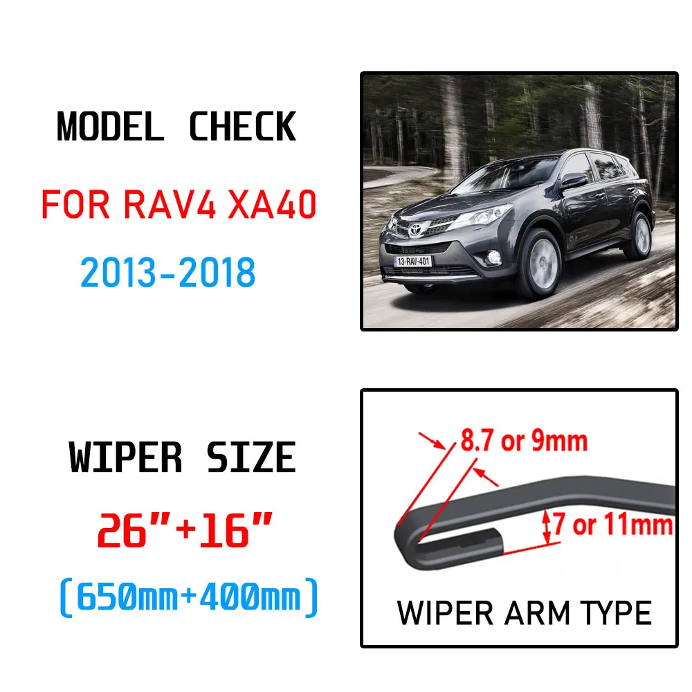 Pentru Toyota RAV4 XA40 2013 2016 2017 2018 RAV 4 40 Accesorii Parbriz Fata stergatoarele Perii Stergatoare pentru Masina
