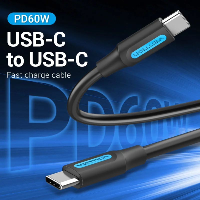 Intervenție USB-C to USB de Tip C Cablu PD 60W QC4.0 Încărcător Rapid de Date-USB de Tip C-c Cablu pentru Macbook Samsung S20 Xiaomi C Cablu USB