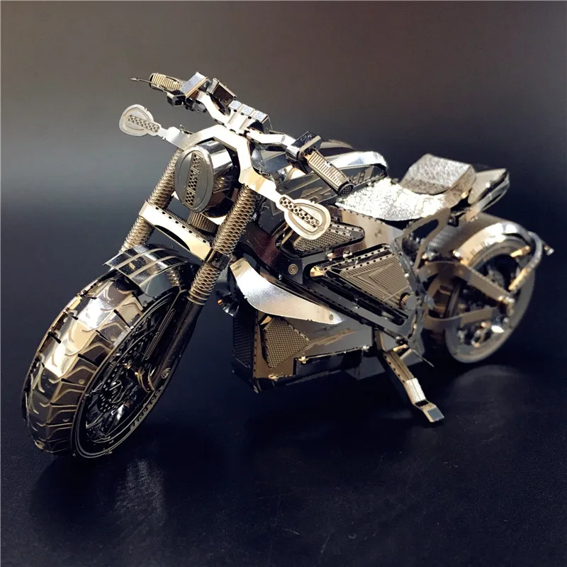 MMZ MODEL NANYUAN 3D Metal puzzle Răzbunare Motocicleta Colectie de Puzzle 1:16 am DIY 3D cu Laser Tăiat Model de puzzle jucării pentru adulți
