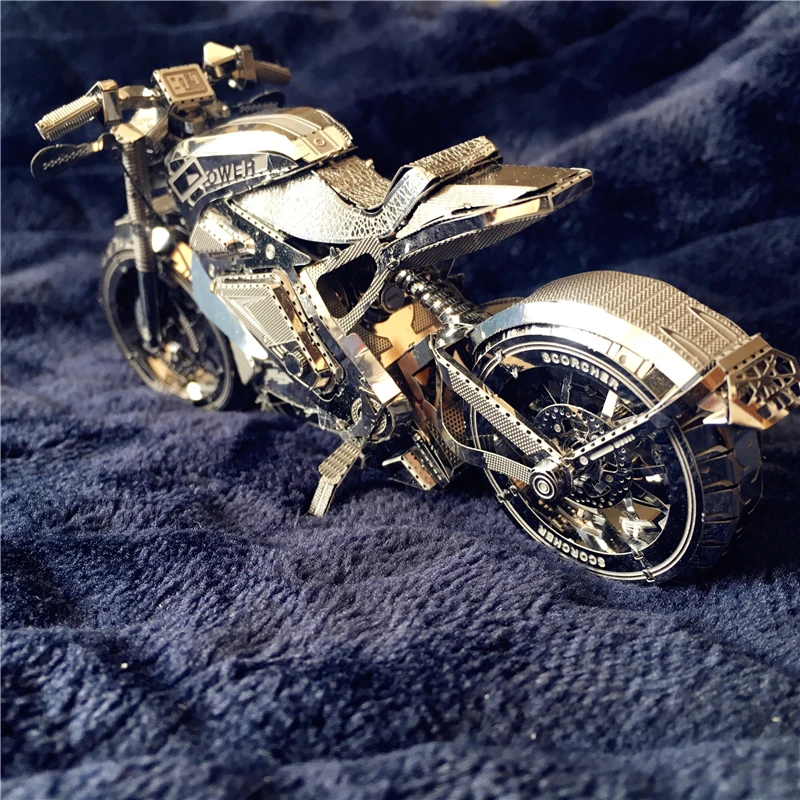 MMZ MODEL NANYUAN 3D Metal puzzle Răzbunare Motocicleta Colectie de Puzzle 1:16 am DIY 3D cu Laser Tăiat Model de puzzle jucării pentru adulți