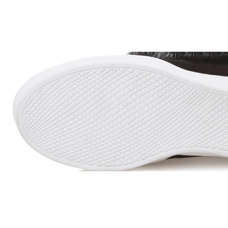 Piele Glezna Cizme Pentru Femei Încălțăminte De Iarnă, Platforma Tocuri Femeie Cizme Negre 2019 Blană Cald Doamnelor Snow Boot Plus Dimensiune 43 Pantofi