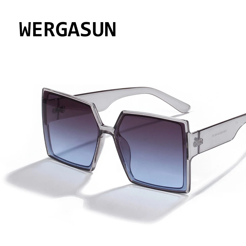 WERGASUN Nou Brand de Epocă ochelari de Soare Femei de Plastic Clasic de Lux Ochelari de soare Pentru Femei Oglinda Retro în aer liber De Sol Mujer