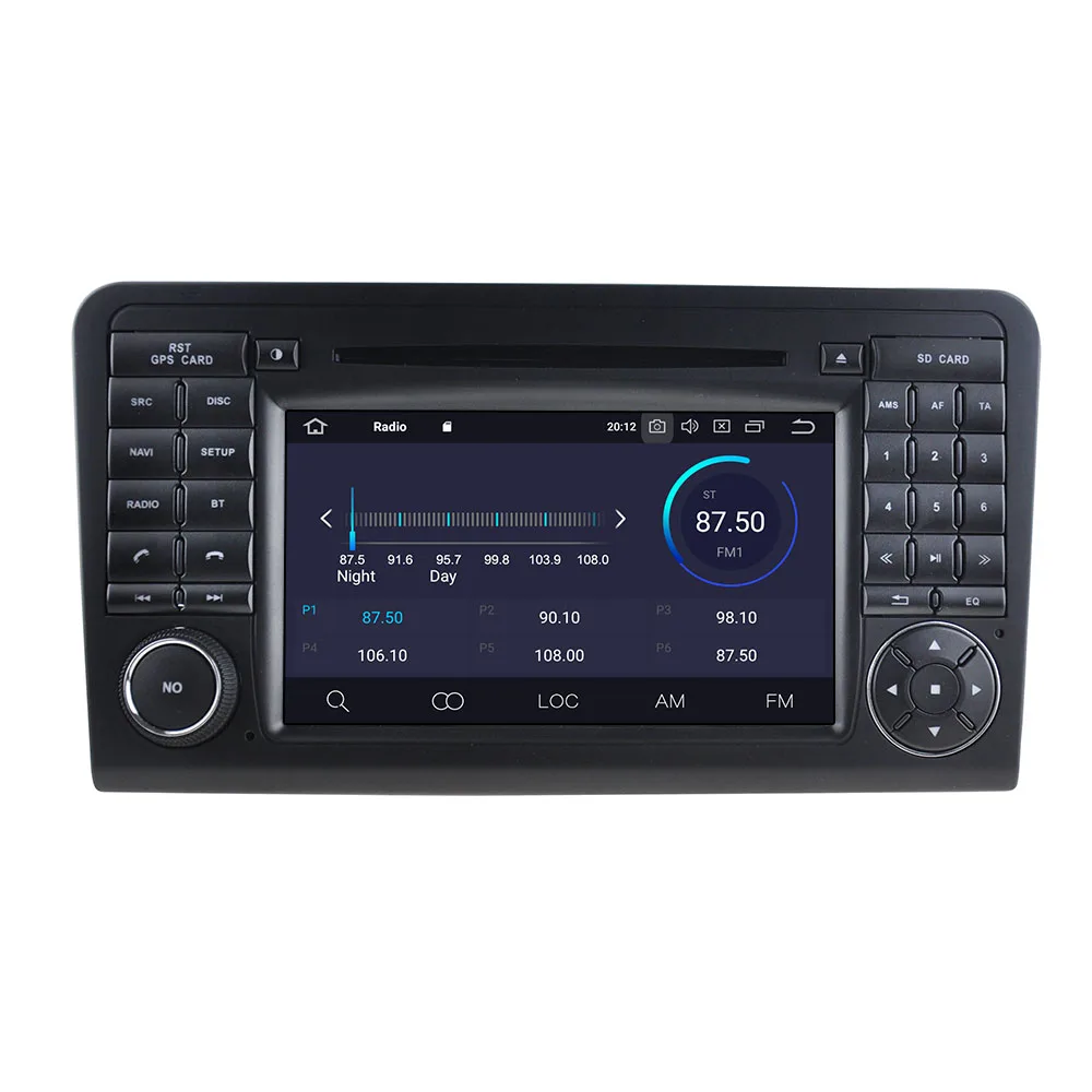 Android 9 Cu DSP Pentru Mercedes Benz ML clase W164 2005 - 2012 Masinii Nu DVD player video Multimedia navigatie GPS Radio de Bandă
