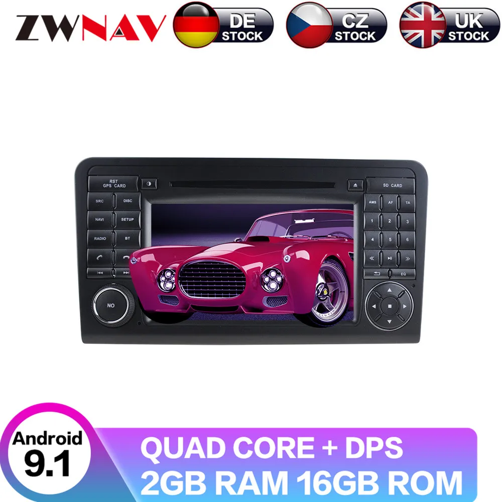 Android 9 Cu DSP Pentru Mercedes Benz ML clase W164 2005 - 2012 Masinii Nu DVD player video Multimedia navigatie GPS Radio de Bandă