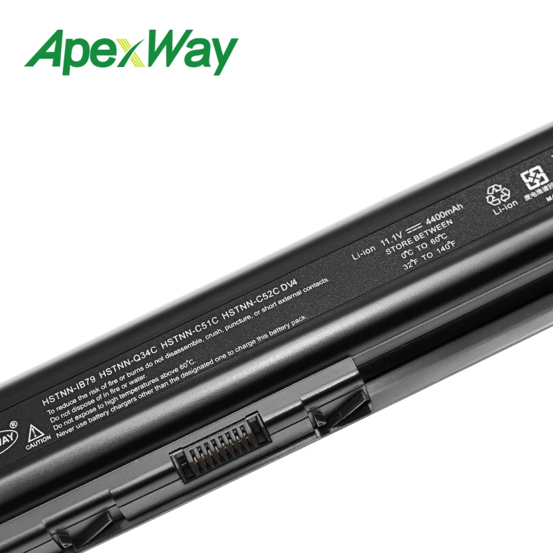 Apexway Baterie Laptop pentru HP 484172-001 484171-001484170-001 pentru Presario CQ40 CQ50 CQ60 CQ61 CQ70 G50 G60 G71 DV4-2000 DV4i