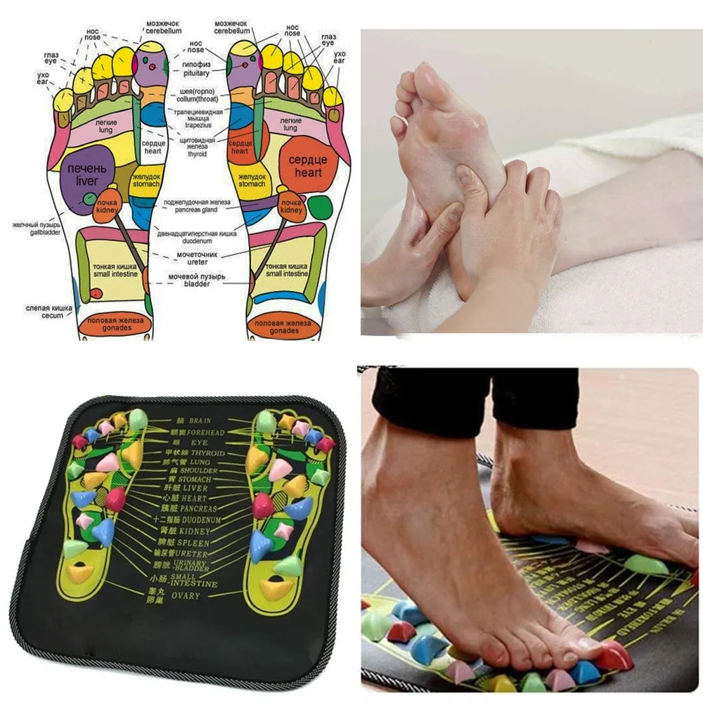 Convenabil Masaj Picioare Perna Acupoint Terapie Fizica Masaj Foot Pad Nou Réflexologie marche pierre pied jambe 2020