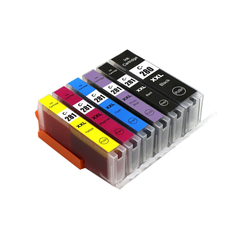 BLOOM IGP-280 CLI-281 PGI280 280 281 compatibil cartuș de cerneală pentru canon PIXMA TR7520 TR8520 TS6120 TS8120 TS9120 Printer