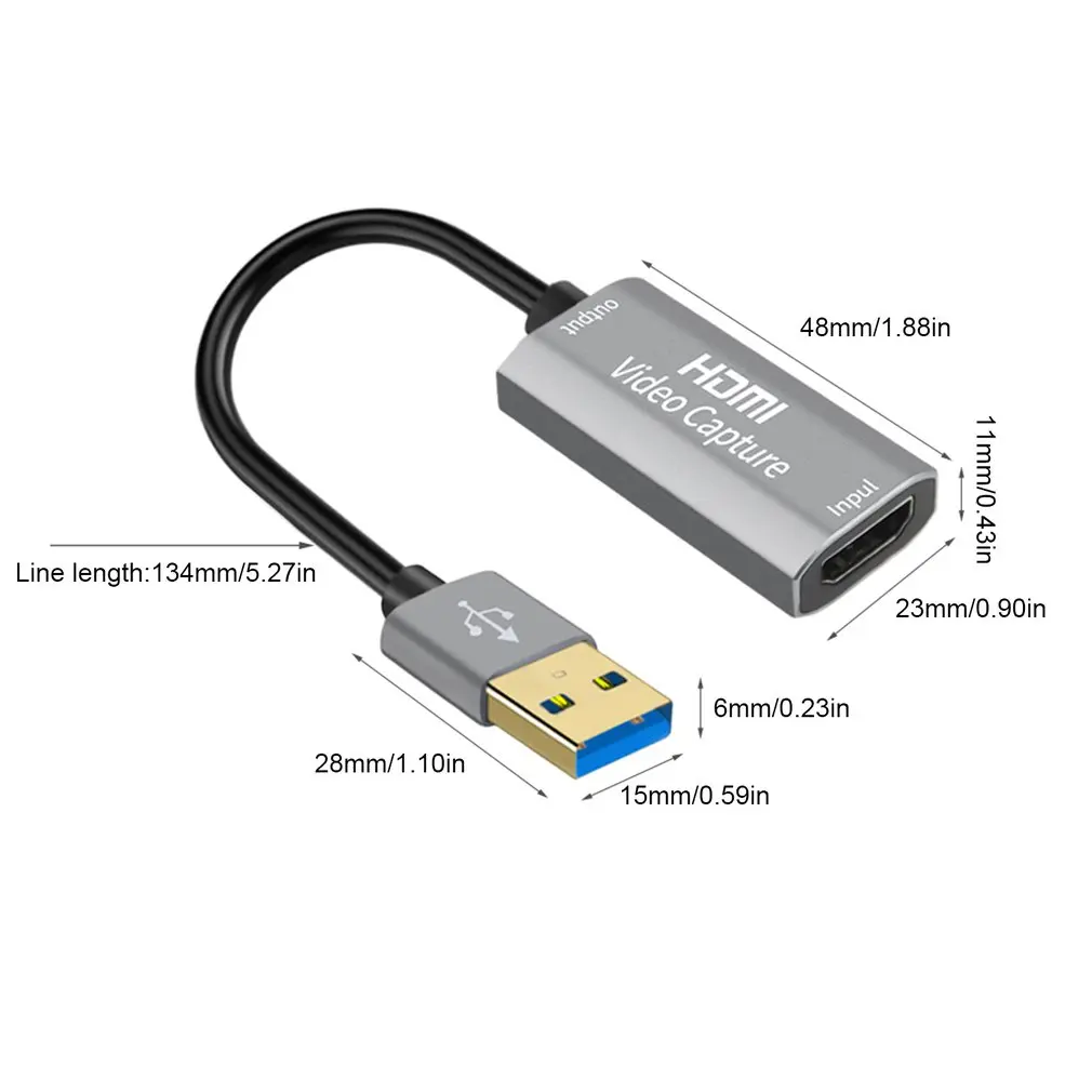 4K Video HDMI placa de Captura USB 3.0 1080p 60Fps Jocul Capture Card Grabber Record de Box Live Streaming pentru PS4 Camera HD de Înregistrare