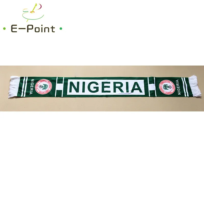 145*16 cm Dimensiune Nigeria Echipa Națională de Fotbal Eșarfă pentru Fanii 2018 Cupa Mondială de Fotbal Rusia Dublu-cu care se confruntă Materiale de Catifea