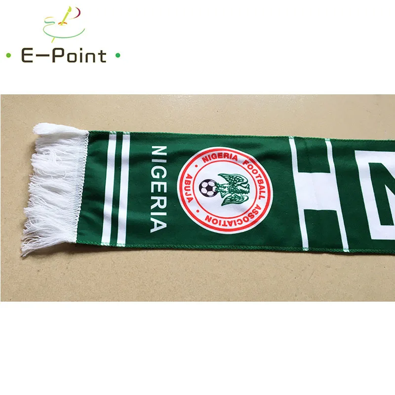 145*16 cm Dimensiune Nigeria Echipa Națională de Fotbal Eșarfă pentru Fanii 2018 Cupa Mondială de Fotbal Rusia Dublu-cu care se confruntă Materiale de Catifea