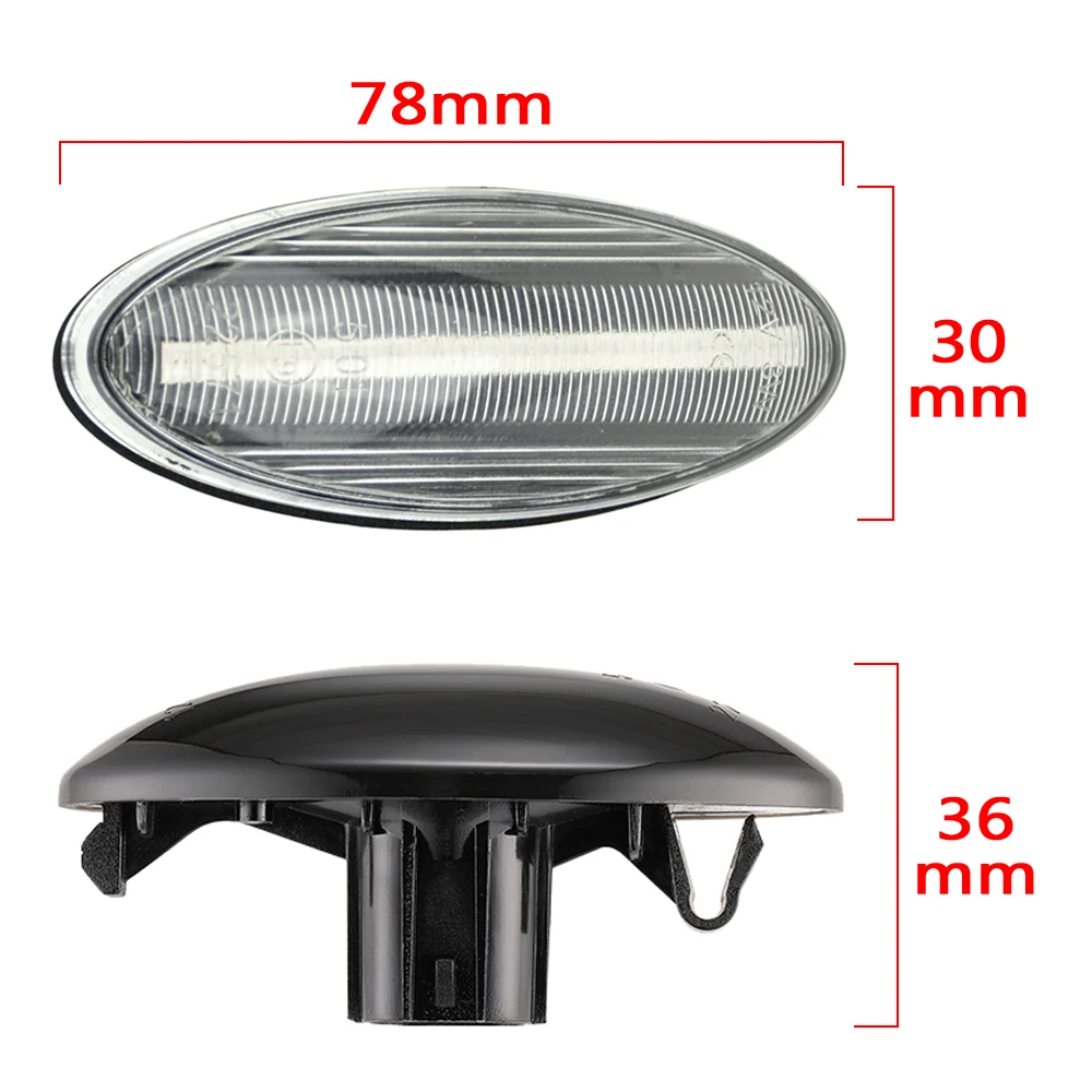 LED-uri Auto Dinamic Semnalizarea Secvențială Lampă de poziție Laterală Lumina de Semnalizare Pentru Toyota Yaris MK2 COROLLA Auris Mk1 E15 RAV4 Mk3