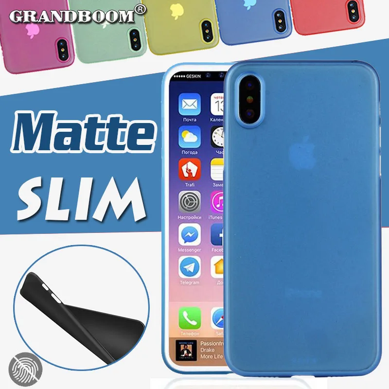 10buc 0,3 mm Ultra Slim Matte Mat Transparent Clar Moale PP Cover Pentru iPhone 12 Mini 11 Pro Max XS XR X 8 7 6 6S Plus SE Caz