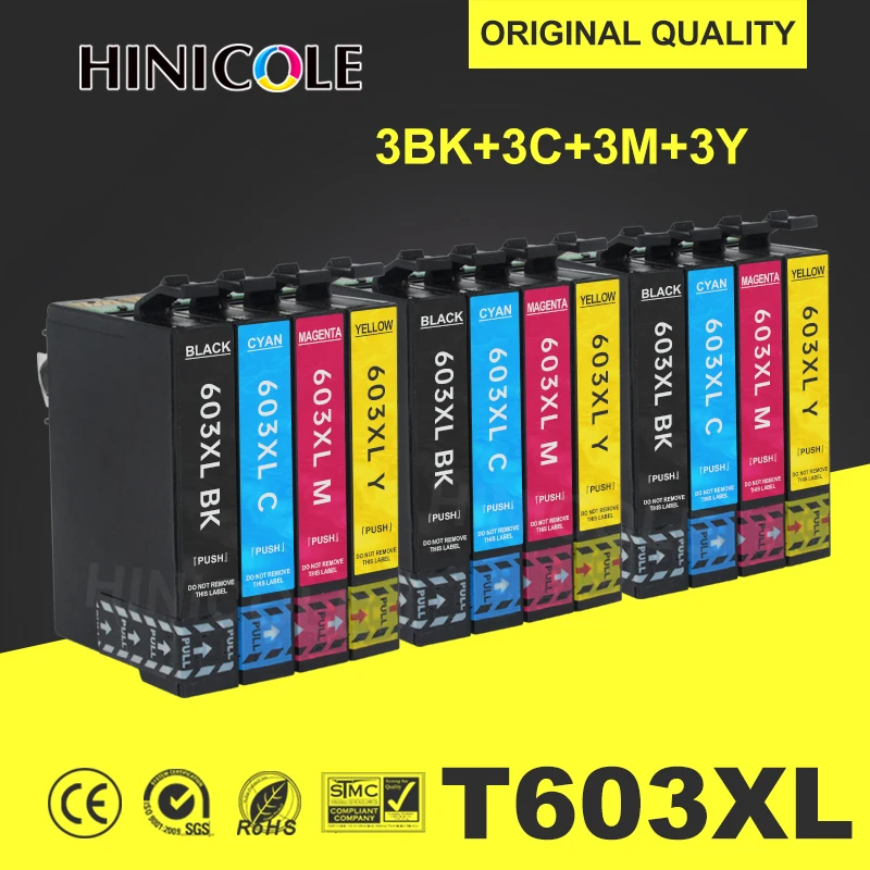 Hinicole 603XL Compatibil t603xl Cartuș de Cerneală pentru Epson Expression Home XP-XP 3100-4100 XP-XP 2100-2105 XP-3105 XP-4105 Printer