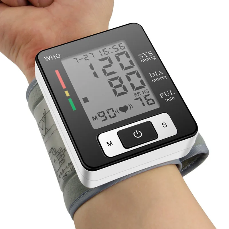Încheietura mâinii Digital BP Monitor de Presiune sanguina metru Tensiometru Automat Inteligent Aparatul Medical Puls Rata de Fitness de Măsurare