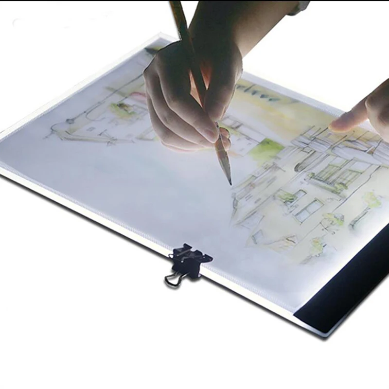 Digital Tableta Grafica A4 CONDUS Artist Subțire de Artă Stencil Desen Bord, Caseta de Lumina Contur Scris Electronice Portabile Tablet Pad