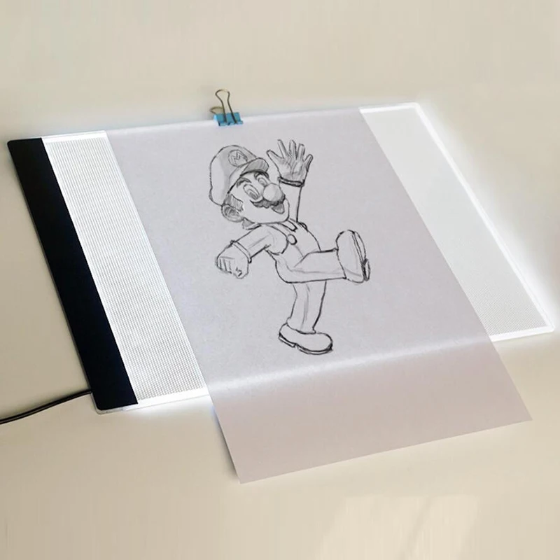 Digital Tableta Grafica A4 CONDUS Artist Subțire de Artă Stencil Desen Bord, Caseta de Lumina Contur Scris Electronice Portabile Tablet Pad