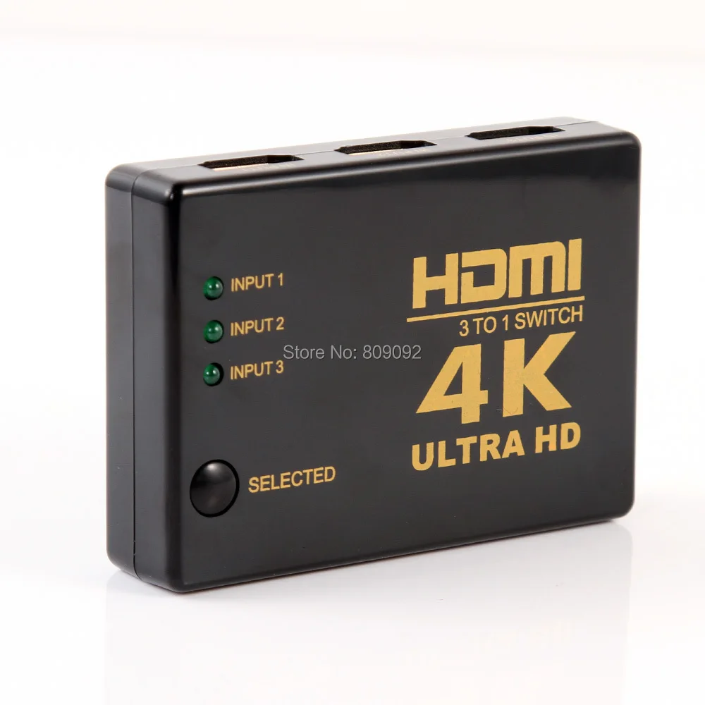 4K*2K HDMI 1080P Video Semnal Audio Splitter 3 Intrare-1 Ieșire de Comutare de Comutare Pentru DVD/PS4/HDTV
