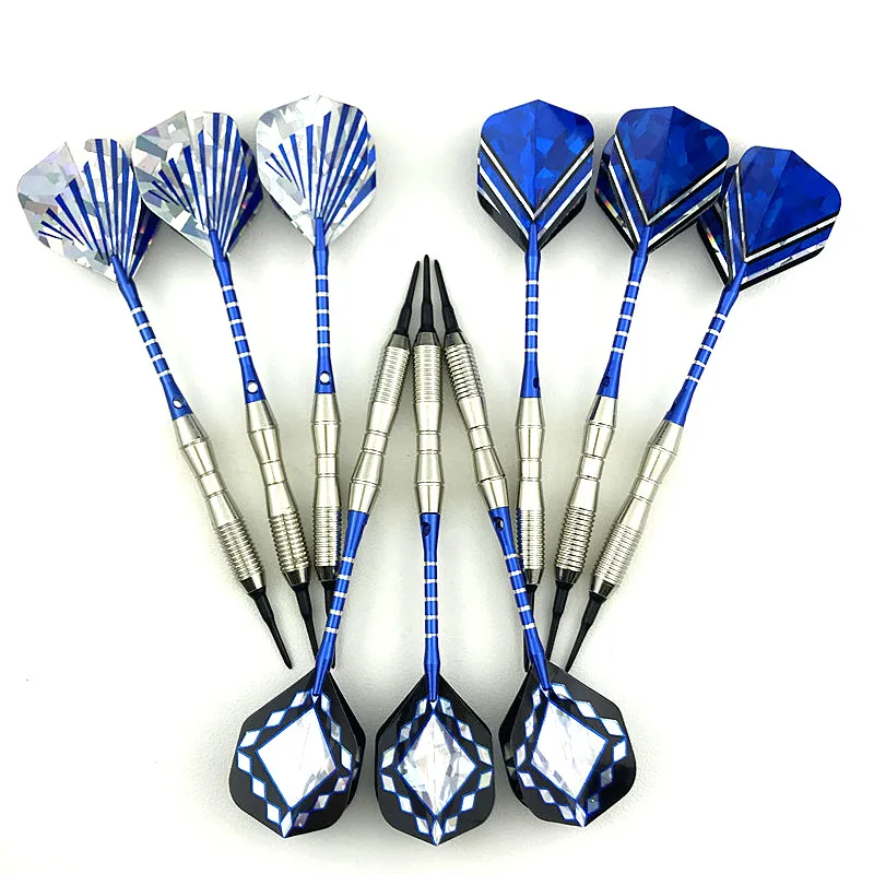 3 bucati / set de darts profesionale 18 grame soft darts aluminiu ax bună darts zbor de înaltă calitate