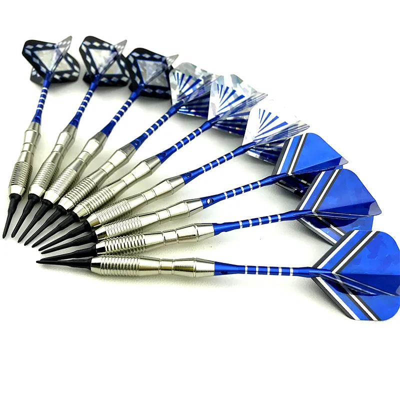 3 bucati / set de darts profesionale 18 grame soft darts aluminiu ax bună darts zbor de înaltă calitate