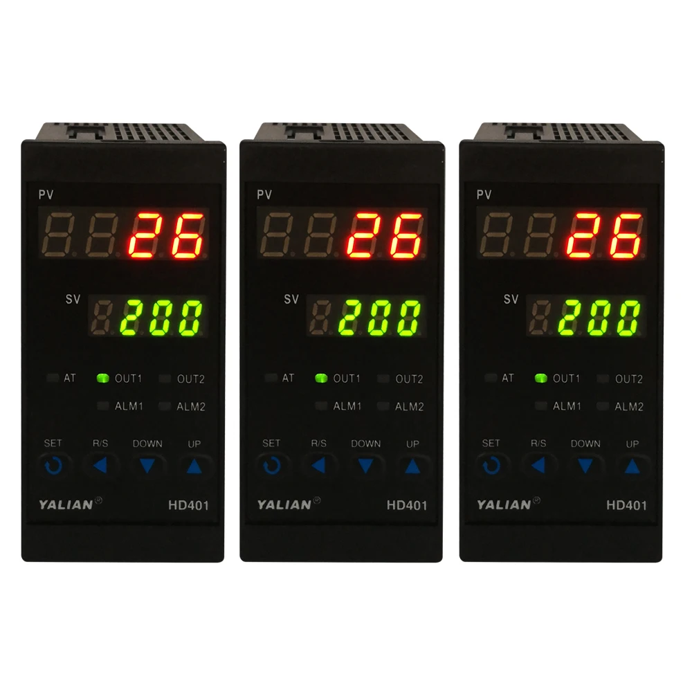 Cele mai recente controler de temperatura Max temperatura de testare 1372 gradul termostat cu afișaj dual și releu ieșire de alarmă