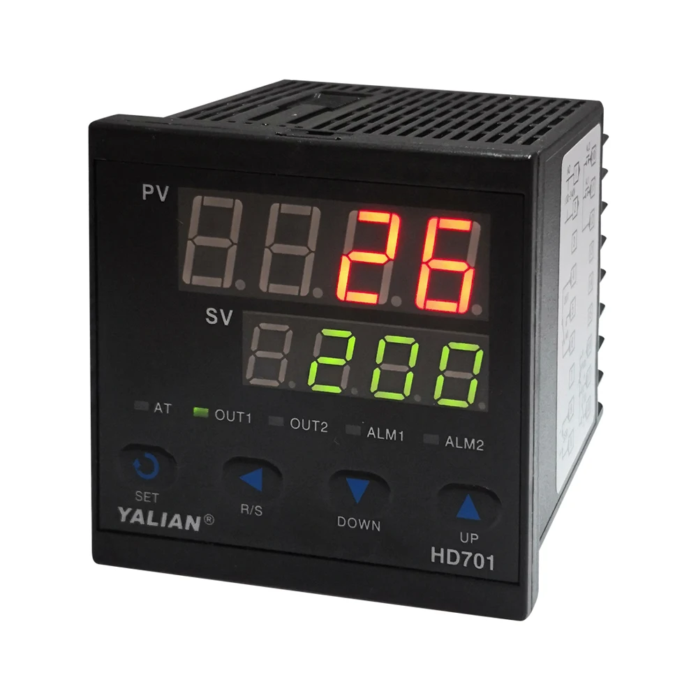 Cele mai recente controler de temperatura Max temperatura de testare 1372 gradul termostat cu afișaj dual și releu ieșire de alarmă