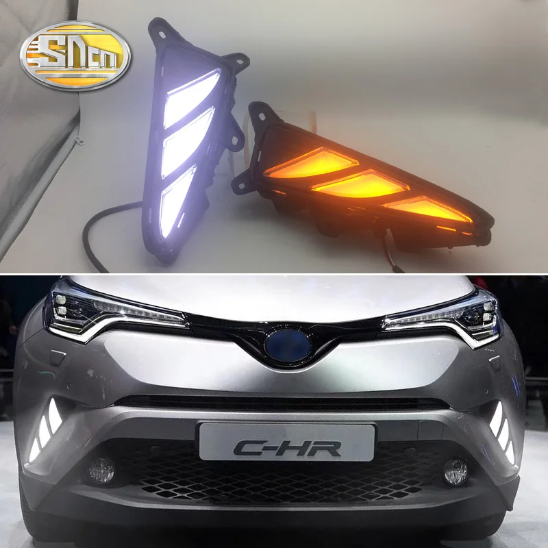 Pentru Toyota CHR C-HR 2017 2018 Zi cu LED-uri Lumina Lămpii de Ceață Acoperă DRL Bara Lumini Semnalizare Lampa Dimmer Funcții