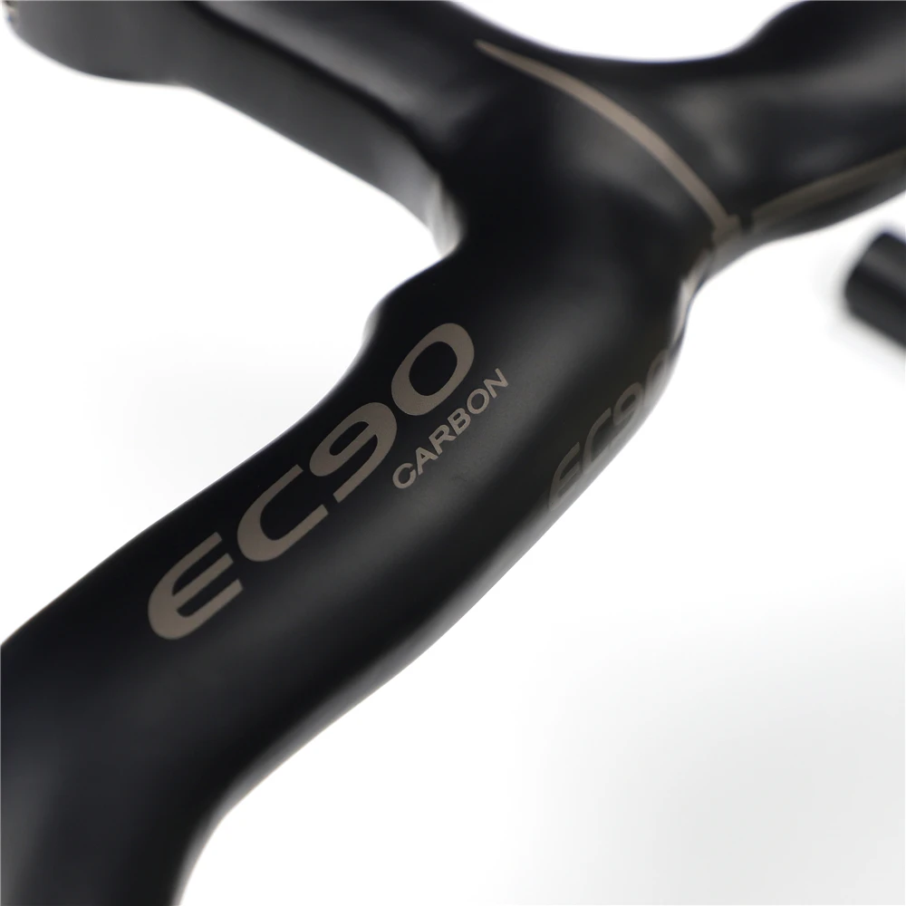 EC90 Carbon Ghidon Drum cu Bicicleta de Ghidon Integrat Ghidon si Tija Negru Ultralight 2019 Picătură Ghidon Bicicleta 2020