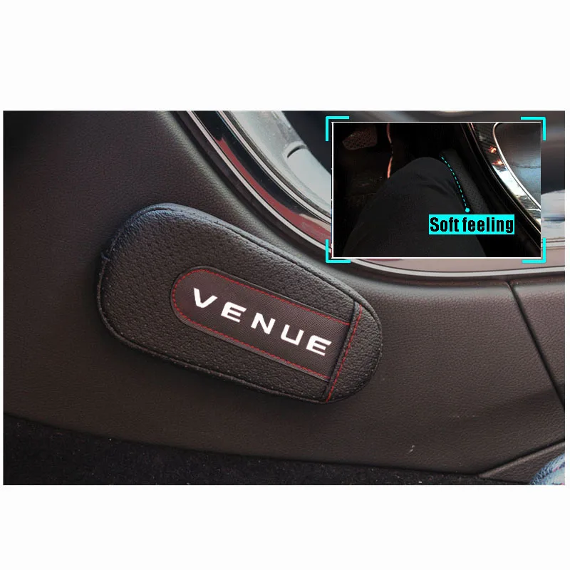 De înaltă Calitate din Piele Pernă Picior Genunchi Pad Portiera brațul pad Interior Accesorii Auto Pentru Hyundai Loc