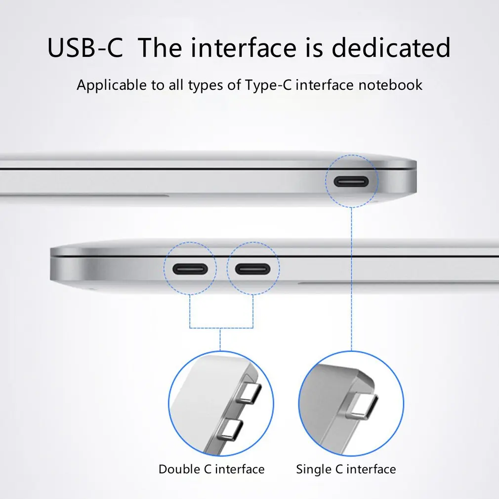 USB 3.1 Tip-C Hub Pentru Adaptor HDMI 4K Thunderbolt 3 C Hub USB cu Hub 3.0 TF SD Cititor Slot PD pentru MacBook Pro/Air 2019/2020