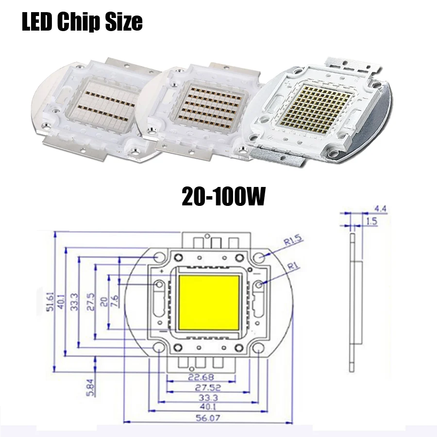 De mare Putere 100W IR Chip de Lumină LED mingea 730/850/940nm Infraroșu Emițător LED-uri spotLight SMD COB CCTV Camera de Noapte Diodă pentru Securitate