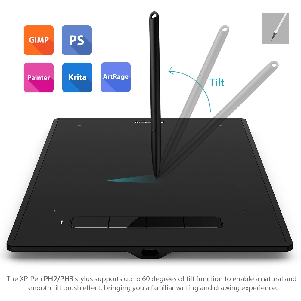 XP-Pen Stele G960S&960 Plus 9x6 Inch Desen, Grafică Comprimat Suport Tablet Android 60° Înclinare 8192 de Presiune E-Learning-Predare