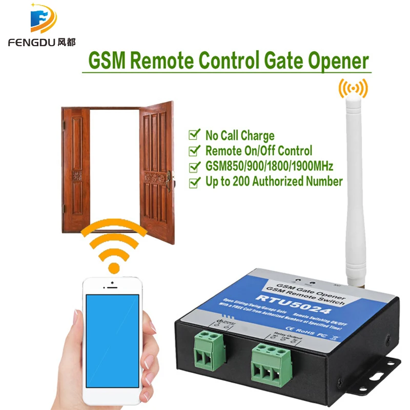 GSM Gate Deschizator de Acces Control de la Distanță de Telefon Gratuit Acasă Sisteme de Alarmă de Securitate pentru Automat de Deschidere a Ușii RTU5024 RTU5035