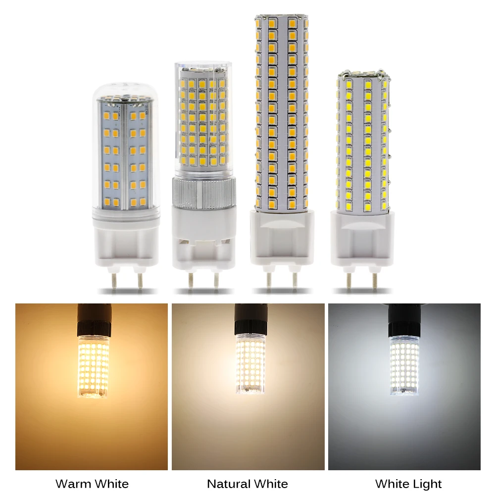 G12 Lampa LED 10W 15W LED 12W Porumb Bec 110V 220V SMD2835 Luminozitate Ridicată de Economisire a Energiei Înlocui Becurile Candelabru pentru Acasă