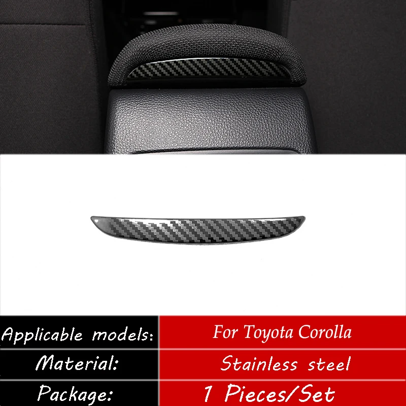 Pentru Toyota corolla 2019 2020 accesorii din oțel Inoxidabil de Masina din Spate Cotiera cutie Depozitare Paiete capac tapiterie Auto styling 1buc