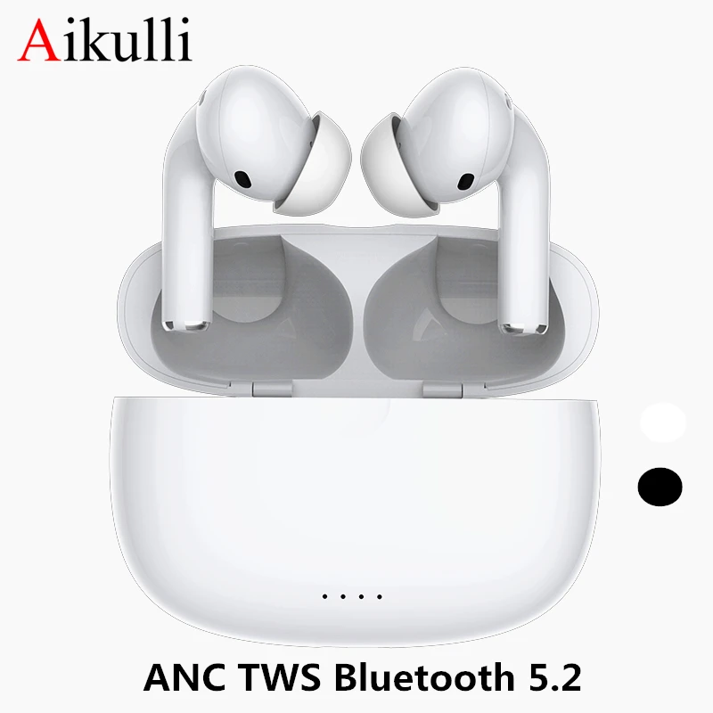 TWS Căști fără Fir Activ de Anulare a Zgomotului Căști 40dB ANC Hibrid de Anulare a Zgomotului Bluetooth 5.2 Casti Cu Microfon