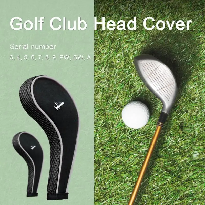 10buc/pack Golf Club Acopere Capul Headcover Proteja Setați Numărul Tipărite cu Fermoar Club de Golf, Accesorii Sportive, Consumabile