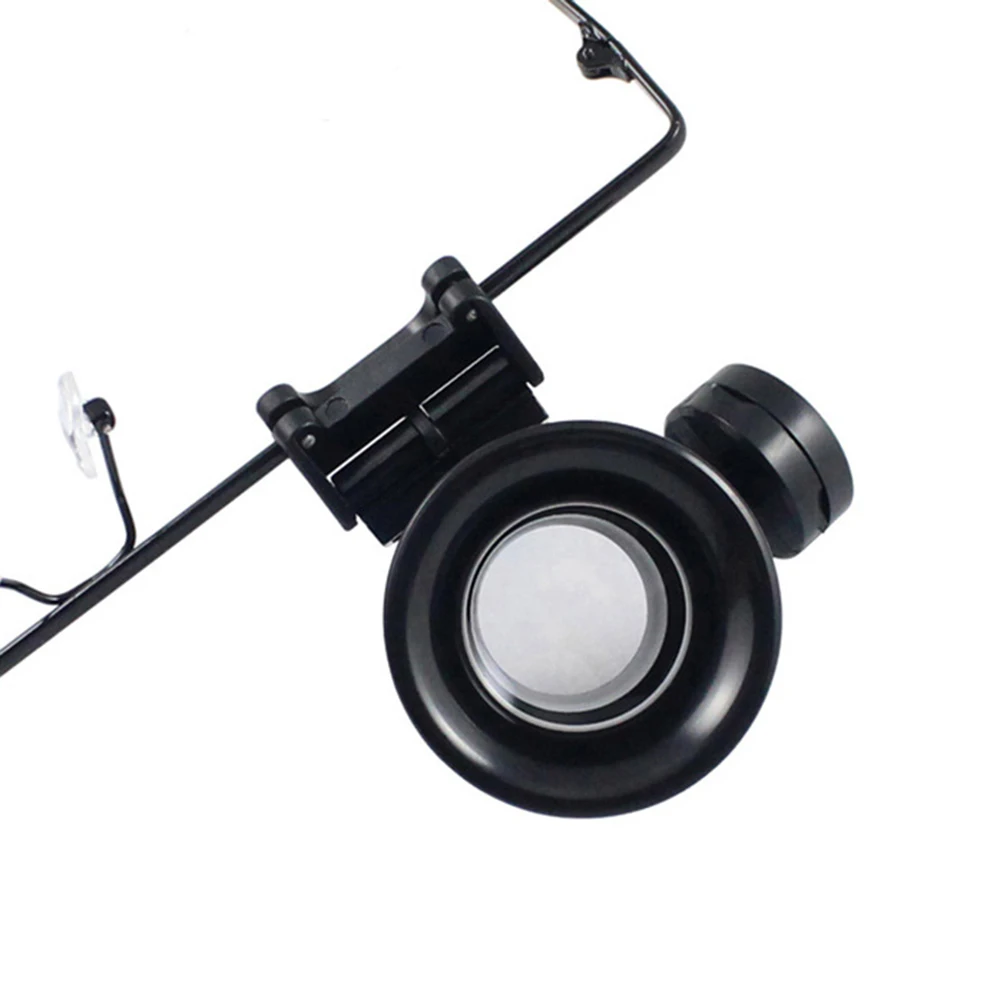 Noi Lupa de Marire 20X Ochi de Sticlă Lupă de Bijutier Ceas de Reparații cu Două Lumini cu LED-uri Ceas Instrumente de Reparare