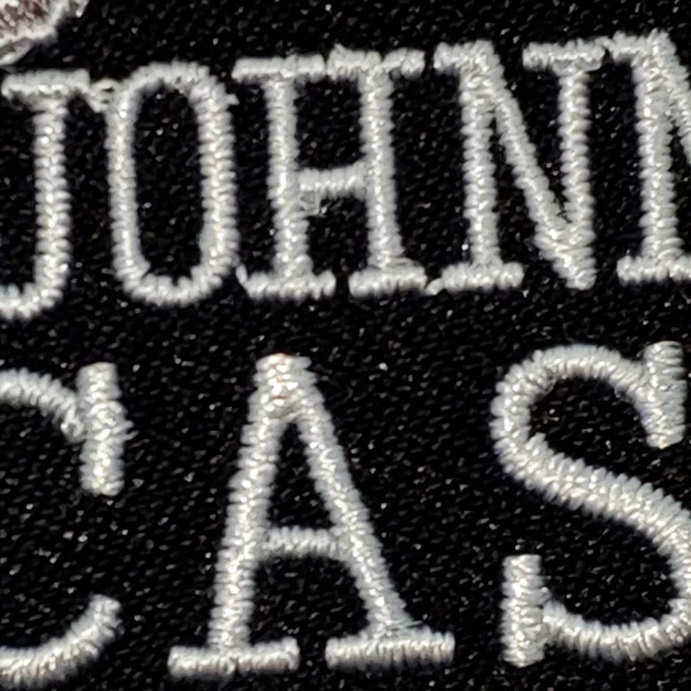Design personalizat Logo-ul cu Numele JOHNNY CASH ARME DUBLE PATCH Fier Pe T-Rahat Capac Sac DIY Broderie Insigna de Fier Patch-uri Pentru Haine