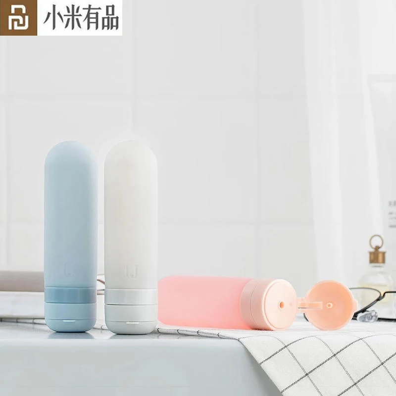 Youpin 3Pcs/Set 50ML Călătorie în aer liber Portabil Silicon Sticle Cosmetice Șampon Gel de Duș Stoarce Kituri BPA Free