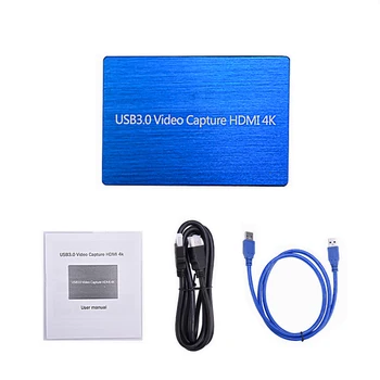 4K 60Hz HD USB3.0 HDMI Captura Video 1080P HDMI USB Card de Captura Video pentru Jocul de Streaming Live Broadcast