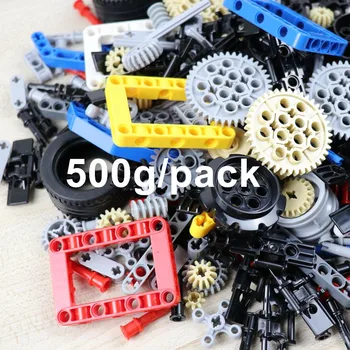 500g Vrac Technic Părți de a Crea MOC Diferite Bucăți de Schimb Roți DIY Camion de Piese Compatibile cu Lego Blocuri Baieti Jucarii